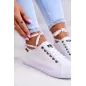 Buty damskie Trampki Damskie Big Star Niskie Białe W274835 Buty damskie Trampki Damskie Big Star Niskie Białe W274835