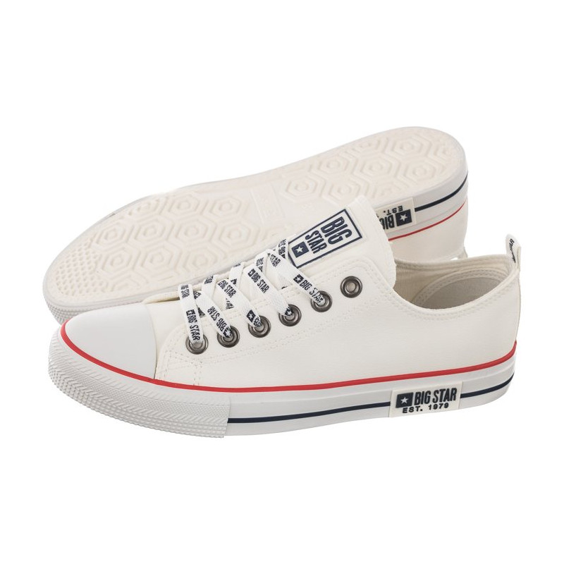 Buty damskie Trampki Big Star Niskie Białe KK274095