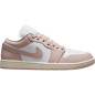 Air Jordan 1 Low White/Pink Oxford-Sail