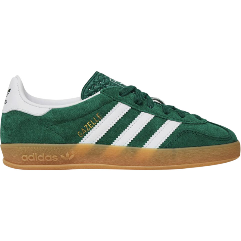 Buty damskie adidas Gazelle Indoor J "Collegiate Green Gum"