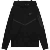 Nike Tech Fleece Zip Hoodie Black (GS)