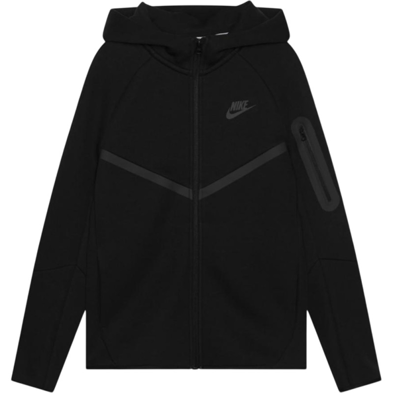 Nike Tech Fleece Zip Hoodie Black (GS)