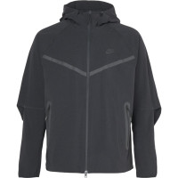 NIKE Tech Woven Windrunner Full-Zip Jacket BLACK