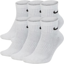 Nike Everyday Cushioned Socks White (6 pack)