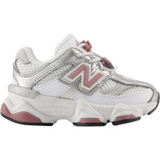 New Balance 9060 Bungee Lace White Rosewood Silver (TD)