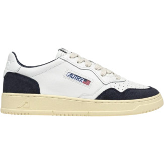 Autry Medalist Low White/Ocean
