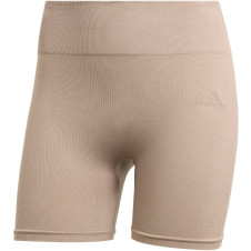 Spodenki damskie adidas Workout Essentials 4 inch beżowe JX3926