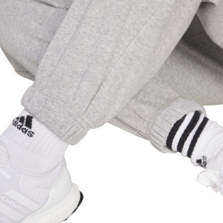 Spodnie damskie adidas Essentials Linear French Terry Cuffed jasnoszare JC5953