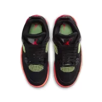 Buty damskie Jordan 4 Retro Black Infrared Barely Volt (GS)