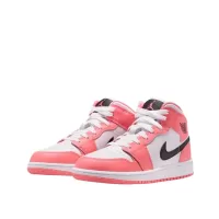 Buty damskie Jordan 1 Mid Pink Gaze (GS)