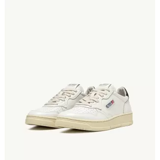 Buty damskie Autry Medalist Leather Low White Black Tab (Women's)