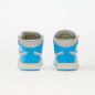 Buty damskie Jordan 1 Mid Dark Powder Blue White Sail Neutral Grey (Women's)