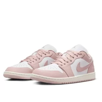 Buty damskie Air Jordan 1 Low White/Pink Oxford-Sail