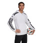Bluza męska adidas Squadra 21 Sweat Hoody biała GT6637 Bluza męska adidas Squadra 21 Sweat Hoody biała GT6637