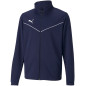 Bluza dla dzieci Puma teamRISE Training Poly Jacket Jr granatowa 657393 06 Bluza dla dzieci Puma teamRISE Training Poly Jacket Jr granatowa 657393 06