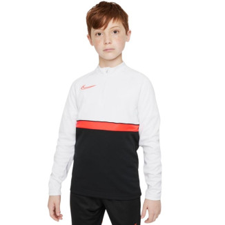 Bluza dla dzieci Nike DF Academy 21 Drill Top czarno-biało-czerwona CW6112 016