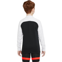 Bluza dla dzieci Nike DF Academy 21 Drill Top czarno-biało-czerwona CW6112 016