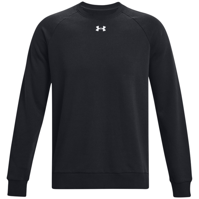 Bluza męska Under Armour Rival Fleece Crew czarna 1379755 001 Bluza męska Under Armour Rival Fleece Crew czarna 1379755 001