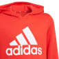 Bluza dla dzieci adidas Essentials Big Logo Hoodie czerwona GN4037 Bluza dla dzieci adidas Essentials Big Logo Hoodie czerwona GN4037