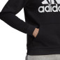 Bluza męska adidas Essentials Fleece Big Logo Hoodie czarna GK9220 Bluza męska adidas Essentials Fleece Big Logo Hoodie czarna GK9220