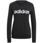 Bluza damska adidas Essentials Linear Sweatshirt czarna GL0718 Bluza damska adidas Essentials Linear Sweatshirt czarna GL0718
