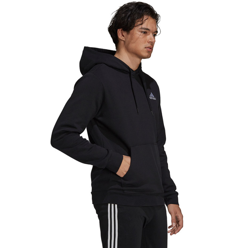 Bluza męska adidas Essentials Fleece czarna GV5294 Bluza męska adidas Essentials Fleece czarna GV5294