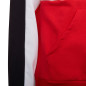 Bluza dla dzieci adidas Colorblock Fleece Hoodie czerwona HC5657 Bluza dla dzieci adidas Colorblock Fleece Hoodie czerwona HC5657