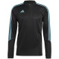 Bluza męska adidas Tiro 23 Club Training Top czarno-błękitna IC1580 Bluza męska adidas Tiro 23 Club Training Top czarno-błękitna IC1580