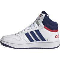 Buty dziecięce adidas Hoops Mid biało-niebieskie GZ9647