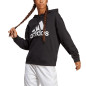 Bluza damska adidas Essentials Big Logo Oversized French Terry Hoodie czarna HR4934 Bluza damska adidas Essentials Big Logo Oversized French Terry Hoodie czarna HR4934