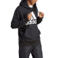Bluza męska adidas Essentials French Terry Big Logo Hoodie czarna IC9363 Bluza męska adidas Essentials French Terry Big Logo Hoodie czarna IC9363