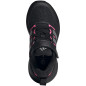 Buty dla dzieci adidas FortaRun 2.0 EL K czarno-różowe IG0418 Buty dla dzieci adidas FortaRun 2.0 EL K czarno-różowe IG0418