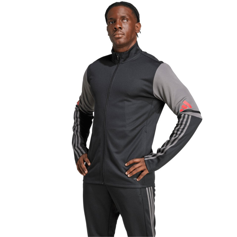 Bluza męska adidas Squadra 25 Training czarno-szara JD1630 Bluza męska adidas Squadra 25 Training czarno-szara JD1630