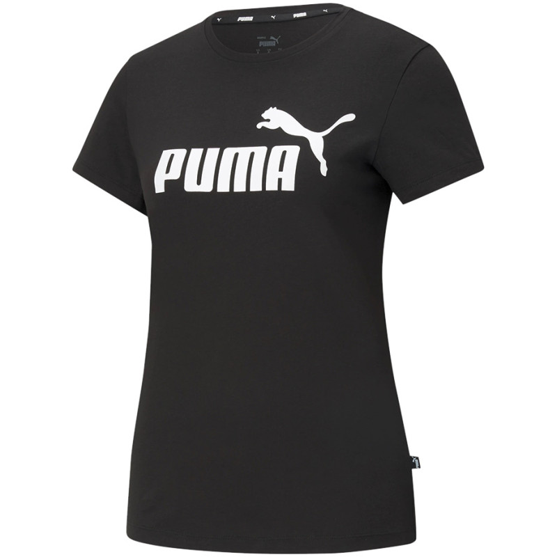 Koszulka damska Puma ESS Logo Tee czarna 586774 01 Koszulka damska Puma ESS Logo Tee czarna 586774 01