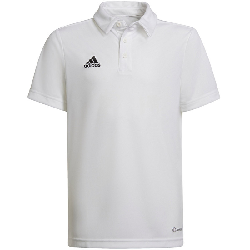 Koszulka dla dzieci adidas Entrada 22 Polo biała HC5059 Koszulka dla dzieci adidas Entrada 22 Polo biała HC5059