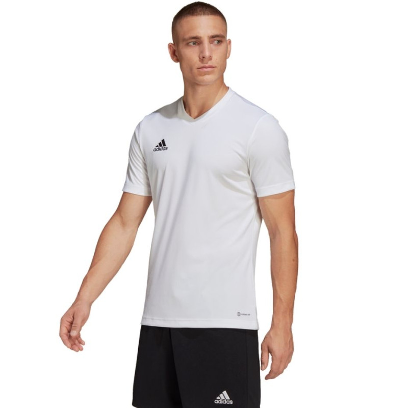 Koszulka męska adidas Entrada 22 Jersey biała HC5071 Koszulka męska adidas Entrada 22 Jersey biała HC5071