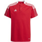 Koszulka dla dzieci adidas Tiro 21 Polo czerwona GM7346