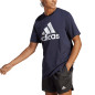 Koszulka męska adidas Essentials Single Jersey 3-Stripes Tee granatowa IC9348 Koszulka męska adidas Essentials Single Jersey 3-Stripes Tee granatowa IC9348