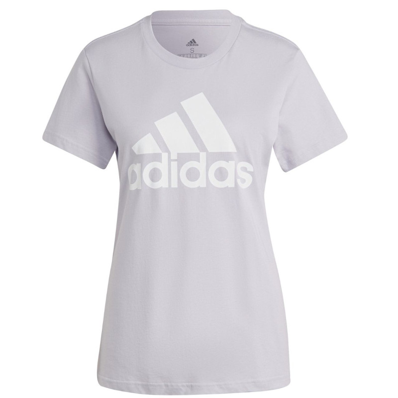 Koszulka damska adidas Loungwear Essentials Logo Tee fioletowa IC0633 Koszulka damska adidas Loungwear Essentials Logo Tee fioletowa IC0633