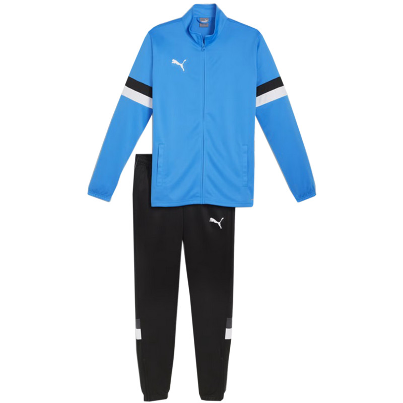 Dres męski Puma Team Rise niebiesko-czarny 658653 02 Dres męski Puma Team Rise niebiesko-czarny 658653 02