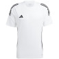 Koszulka męska adidas Tiro 24 Jersey biała IS1019 Koszulka męska adidas Tiro 24 Jersey biała IS1019