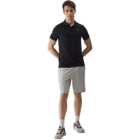 Koszulka męska polo 4F M129 głęboka czerń 4FWSS24TPTSM129 20S