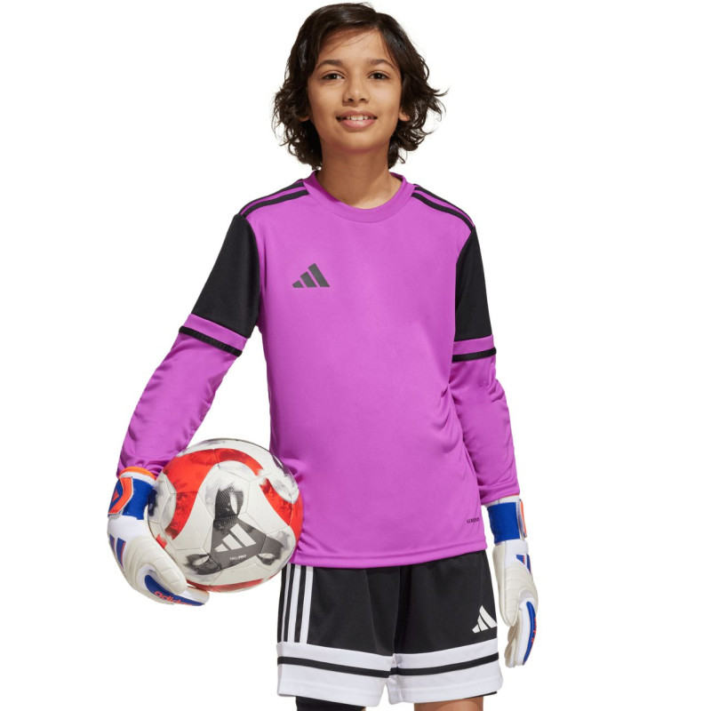Koszulka bramkarska dla dzieci adidas Squadra 25 Long Sleeve fioletowa JJ1939 Koszulka bramkarska dla dzieci adidas Squadra 25 Long Sleeve fioletowa JJ1939