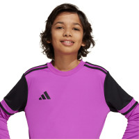 Koszulka bramkarska dla dzieci adidas Squadra 25 Long Sleeve fioletowa JJ1939