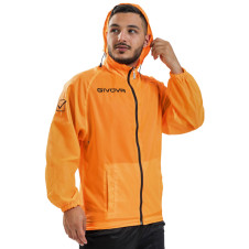 Kurtka Givova Rain Basico Fluo pomarańczowa RJ001 0028