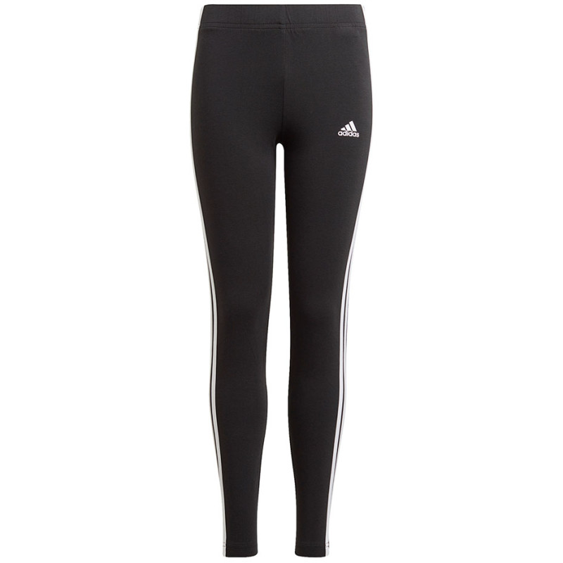 Legginsy dla dzieci adidas Essentials 3 Stripes czarne GN4046 Legginsy dla dzieci adidas Essentials 3 Stripes czarne GN4046