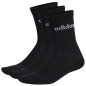 Skarpety adidas Linear Crew Cushioned Socks 3P czarne IC1301 Skarpety adidas Linear Crew Cushioned Socks 3P czarne IC1301