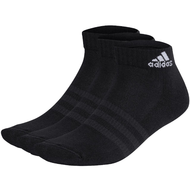 Skarpety adidas Cushioned Sportswear Ankle Socks 3p czarne IC1277 Skarpety adidas Cushioned Sportswear Ankle Socks 3p czarne IC1277