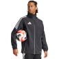 Kurtka męska adidas Tiro 24 Rain czarno-biała IJ7390 Kurtka męska adidas Tiro 24 Rain czarno-biała IJ7390